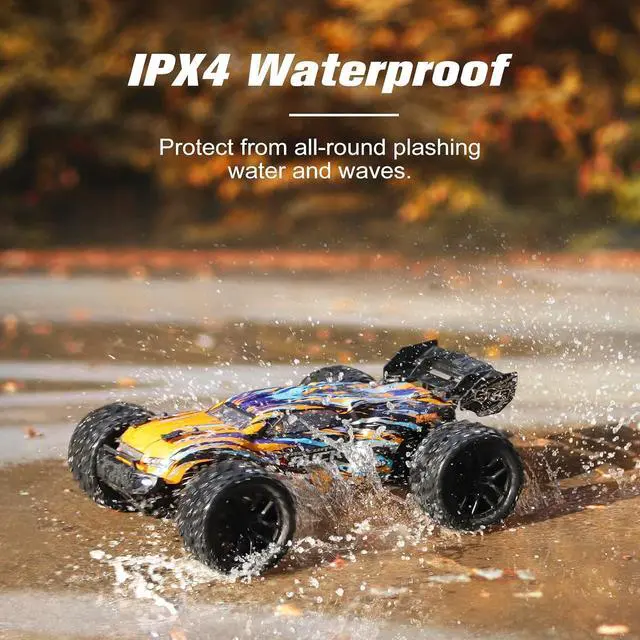 Alt view image 3 of 6 - HAIBOXING RC Cars, 1:18 Remote Control Car For Adults, 4wd High-Speed Hobby RC Truck 36km/h Fast RC Drift Car Waterproof Off-Road Electric RC Buggy With 2 Batteries, RC Vehicle toy Gift For Boys, Kids