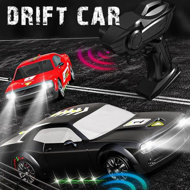 Alt view image 6 of 6 - Remote Control Car for Boys Girls Kids, 1:20 4WD RC Drift Car with LED Lights, 20KPH Hight Speed Proportional Throttle Racing Cars for Drift and Race, Children's Gifts and Toys