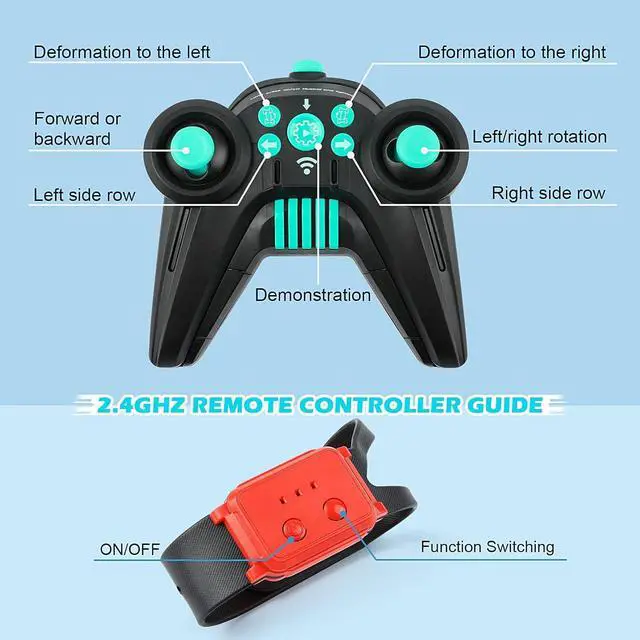 Alt view image 3 of 7 - DDAI RC Cars Gesture Sensing Stunt Car - Best Gifts for Boys 6-12 Year Old 360° Rotating 4WD Remote Control Transform 2.4Ghz Hand Controlled Car Birthday Presents for Kids Age 7 8 9 10 11 yr