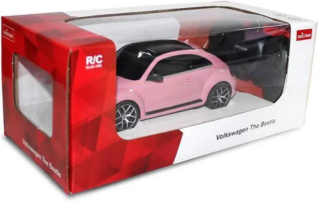 Alt view image 7 of 7 - RASTAR Beetle Remote Control Car, 1:24 Scale Beetle RC Toy Car for Kids, Pink Beetle
