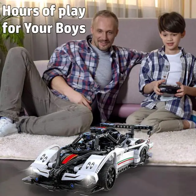 Alt view image 2 of 7 - WisePlay Model Cars to Build for Adults and Kids 8-12 Year - STEM Projects for Kids Ages 12-16 Year - Build Your Own Remote Control Car - STEM Kits for Kids Age 12-14