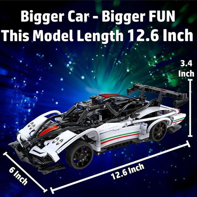 Alt view image 7 of 7 - WisePlay Model Cars to Build for Adults and Kids 8-12 Year - STEM Projects for Kids Ages 12-16 Year - Build Your Own Remote Control Car - STEM Kits for Kids Age 12-14