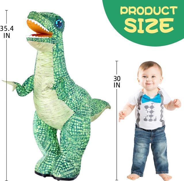 Alt view image 2 of 7 - 2.4GHZ Remote Control Inflatable Dinosaur Toy for Kids,Realistic Electric Toy Dinosaur with 360°Rotation,Forward & Backward,Rechargeable Walking Dinosaur Toy for Boys Kids Age 6-8 8-12 Birthday Gifts