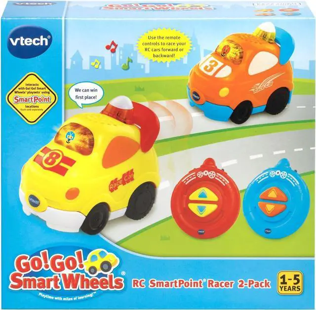 Alt view image 6 of 7 - VTech Go! Go! Smart Wheels Speedway RC SmartPoint Racer 2-Pack, unisex-children