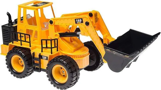 Alt view image 5 of 6 - Top Race TR-113 5 Channel Full Functional Remote Control Tractor Toy Front Loader - 14 x 6 x 8 inch Electric RC Remote Control Construction Toy Tractors with Lights and Sounds