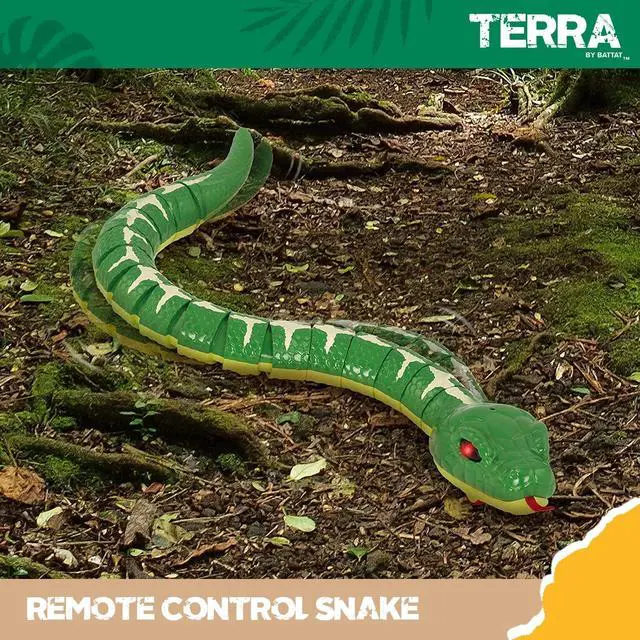 Alt view image 4 of 7 - Terra by Battat Remote Control Emerald Tree Boa - Electronic Snake Toy for Kids Ages 6+