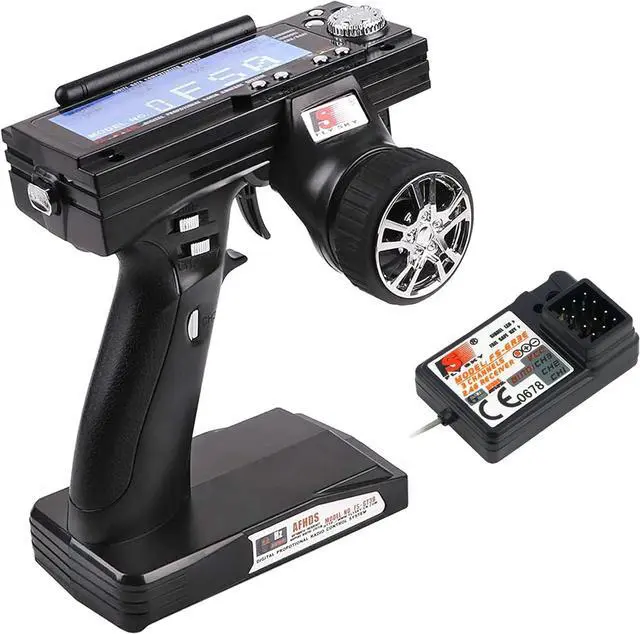 Alt view image 2 of 5 - Flysky FS-GT3B Rc Transmitter & FS-GR3E Receiver, 2.4Ghz 3 Channel Rc Car Remote Controller and Receiver