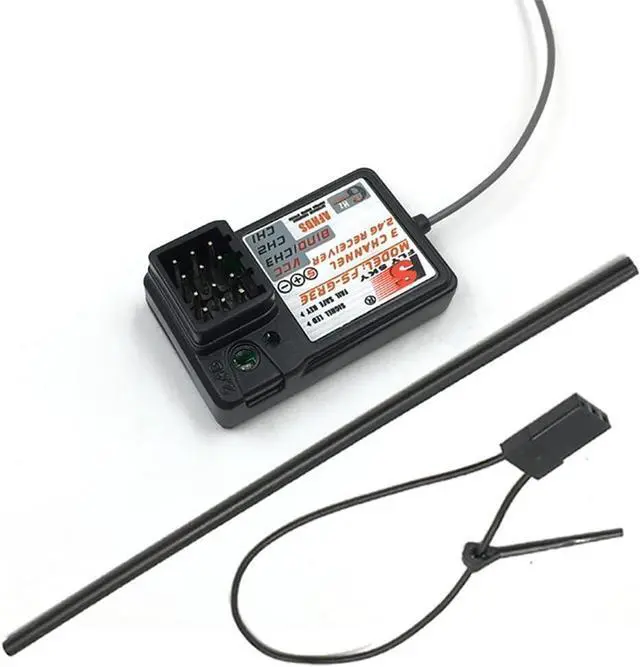 Alt view image 3 of 5 - Flysky FS-GT3B Rc Transmitter & FS-GR3E Receiver, 2.4Ghz 3 Channel Rc Car Remote Controller and Receiver