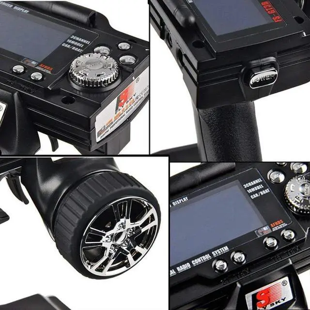 Alt view image 5 of 5 - Flysky FS-GT3B Rc Transmitter & FS-GR3E Receiver, 2.4Ghz 3 Channel Rc Car Remote Controller and Receiver