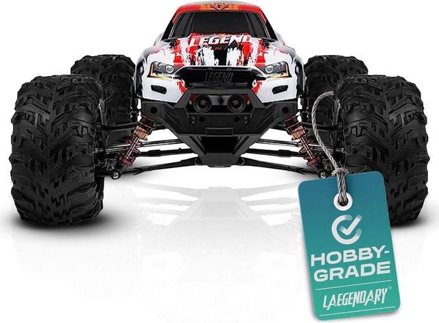 LAEGENDARY 1 10 Scale 4x4 Off Road RC Truck Hobby Grade Brushed Motor RC Car with Batteries Waterproof Fast Remote Control Cars for Adults Newegg