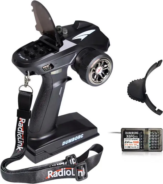 Main image of DUMBORC X6 2.4GHz 6CH RC Radio Transmitter and Receiver X6FG(Built-in Gyro) with Fail-Safe & Low Voltage Alarm Function for Rc Vehicle Car Boat Tank Model Parts Remote Controller