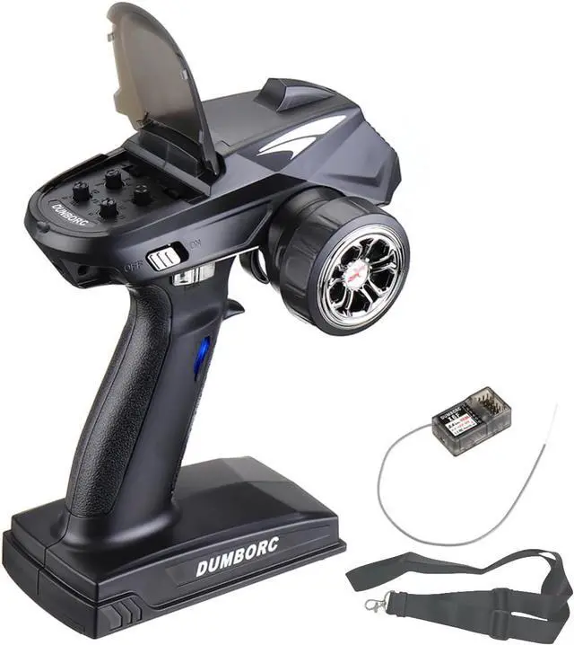 Main image of X4 RC Transmitter and Receiver X6F, 4 Channel Radio Remote Controller for RC Cars Boats Tanks Crawler Truck Driving