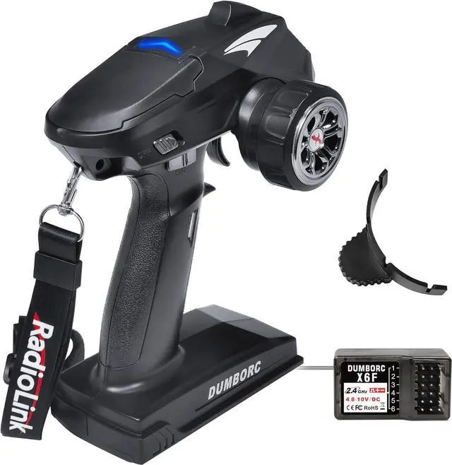 Main image of DUMBORC X4 2.4GHz 4-Channel RC Radio Transmitter and Receiver X6F with Fail-Safe & Low Voltage Alarm Function Mixed Mode for Rc Vehicle Car Boat Tank Model Parts Remote Controller