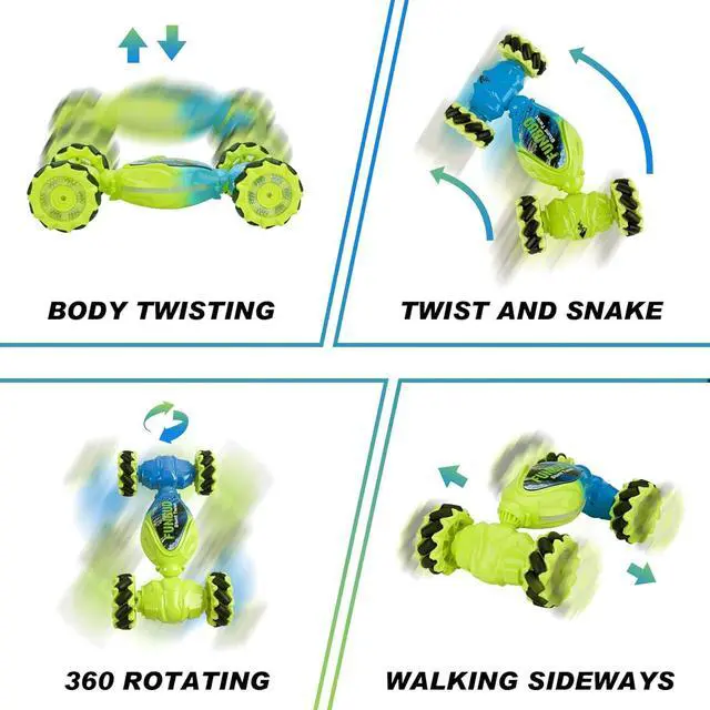 Alt view image 3 of 7 - Gesture Sensing RC Stunt Car Toys - Best Christmas Birthday Gifts for 6 7 8 9 10 11 12 Year Old Boys, Remote Control 4WD Off Road Transform Vehicle, Kids Cool Present Ideas, 2.4Ghz