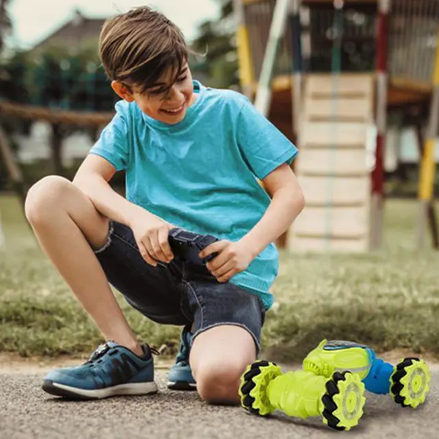 Alt view image 5 of 7 - Gesture Sensing RC Stunt Car Toys - Best Christmas Birthday Gifts for 6 7 8 9 10 11 12 Year Old Boys, Remote Control 4WD Off Road Transform Vehicle, Kids Cool Present Ideas, 2.4Ghz