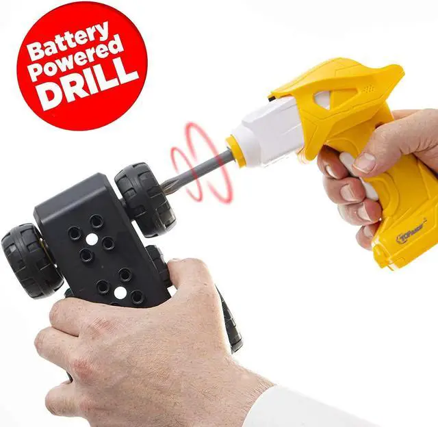 Alt view image 5 of 7 - Top Race 3-in-1 Construction Vehicle - Easy Assembly Take Apart Construction Truck with Remote Control - Trucks and Kids Building Toy