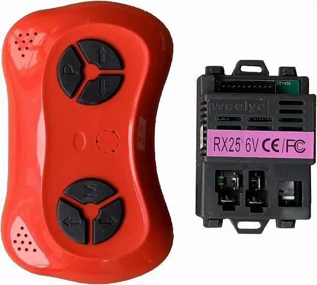 Main image of weelye RX25 6V Kids Powered Ride on car 2.4G Bluetooth Remote Control and Receiver Kit Controller Control Box Accessories for Children Electric Ride On Car Replacement Parts