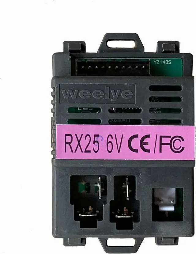 Alt view image 7 of 7 - weelye RX25 6V Kids Powered Ride on car 2.4G Bluetooth Remote Control and Receiver Kit Controller Control Box Accessories for Children Electric Ride On Car Replacement Parts