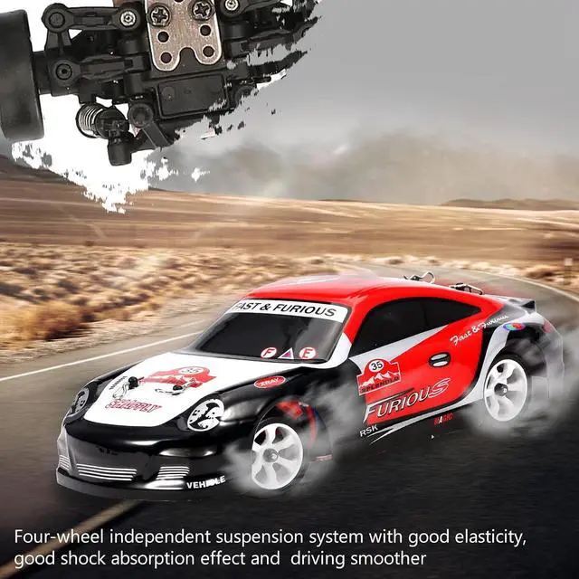 Alt view image 4 of 7 - GoolRC WLtoys K969 RC Car, 1:28 Scale 2.4GHz Remote Control Car, 4WD 30KM/H High Speed RC Racing Car, Drift Car for Kids and Adults