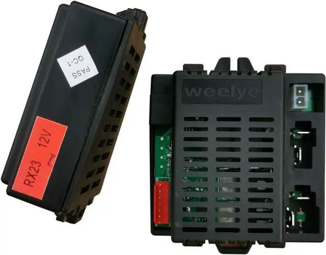 Alt view image 2 of 7 - weelye RX23 (RX18) 12V 2.4G Bluetooth Remote Control and Receiver for Kids Ride On Toys, 12V Control Box Motherboard Accessories for Kids Powered Wheel Circuit Board Replacement Parts