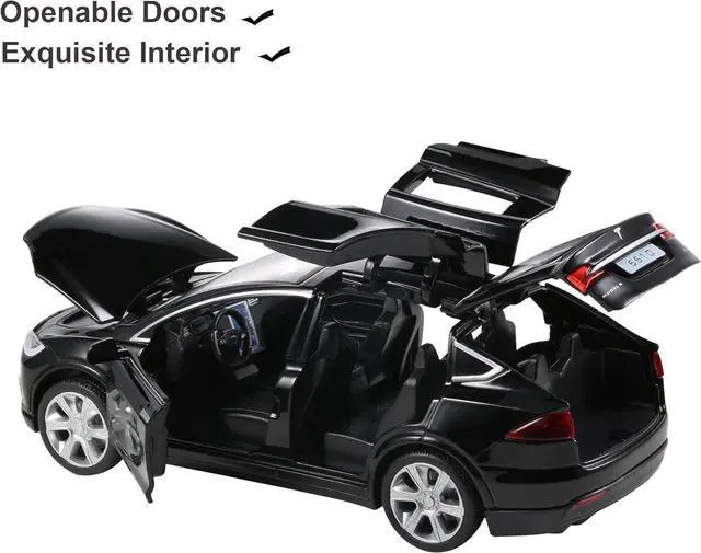 Alt view image 2 of 7 - SASBSC Toy Cars Model X 1:32 Pull Back Vehicles Diecast Car Model Car Toys for Boys and Girls 3 to 12 Years Old