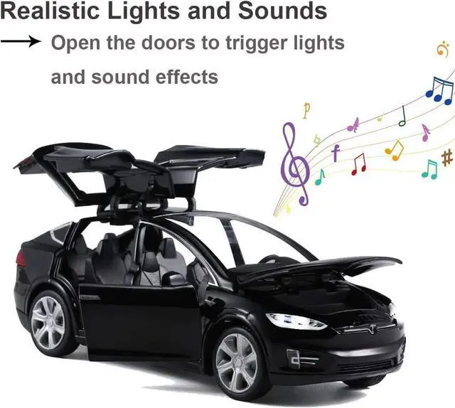 Alt view image 3 of 7 - SASBSC Toy Cars Model X 1:32 Pull Back Vehicles Diecast Car Model Car Toys for Boys and Girls 3 to 12 Years Old