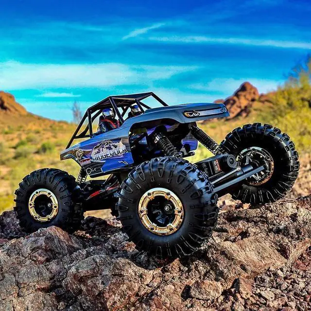 Alt view image 5 of 5 - DANCHEE RidgeRock - 4WD Electric Rock Crawler - 1/10 Scale - RTR, Blue