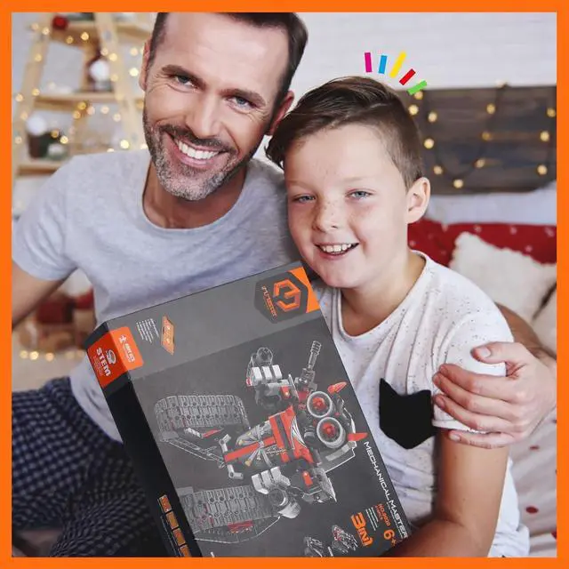 Alt view image 7 of 7 - GILI Robot Building Remote Control Gift STEM Building Kit for Boys 8-12 - 3 in 1 Educational Toys for 6 7 8 9 10 11 12 + Year Old Boys Birthday Gifts for Kids - Tracked Racer Car Tank Robotics