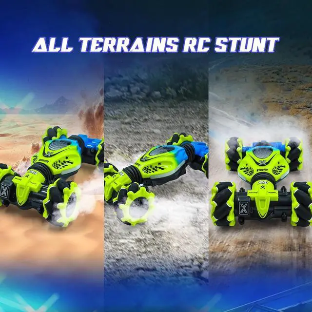 Alt view image 3 of 7 - Gesture RC Car for Boys Girls 6-12 Year 4WD Remote Control Car 360° Rotate Off-Road Drift Hand Controlled Twist Cars with Light Music for Kids Toy Birthday Xmas Gift