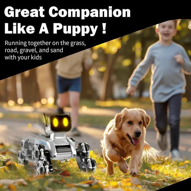 Alt view image 5 of 6 - 8WD Remote Control Car for Boys Toys Age 4-6, Gesture Sensing Stunt Rc Cars Dog for Kids 8-10, RC Car for Boys 5-7,Boys Birthday Gifts 8-12