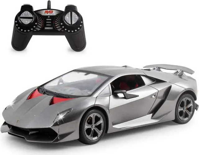 Main image of Vokodo RC Super Car 1:18 Scale Remote Control Full Function Easy to Operate Kids Toy Exotic Sports Model with Working LED Headlights Luxury Race Vehicle for Children Boys and Girls