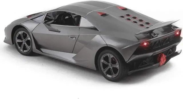 Alt view image 6 of 7 - Vokodo RC Super Car 1:18 Scale Remote Control Full Function Easy to Operate Kids Toy Exotic Sports Model with Working LED Headlights Luxury Race Vehicle for Children Boys and Girls