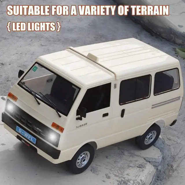 Alt view image 4 of 6 - Remote Control Car RC Van for TJ110 Mini Cabin Car RC Crawler Off Road Climbing Vehicle Drift Model Toy All Terrain for Kids Hobby