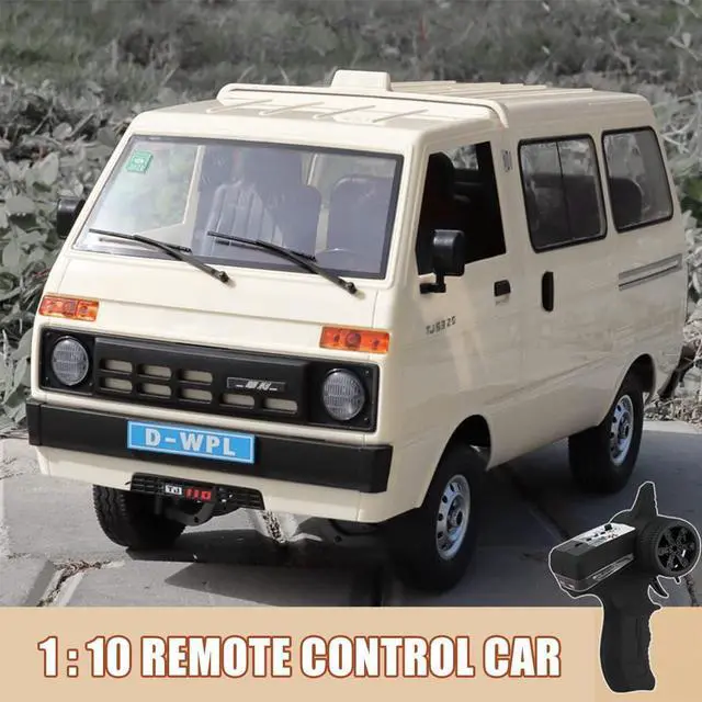Alt view image 2 of 6 - Remote Control Car RC Van for TJ110 Mini Cabin Car RC Crawler Off Road Climbing Vehicle Drift Model Toy All Terrain for Kids Hobby