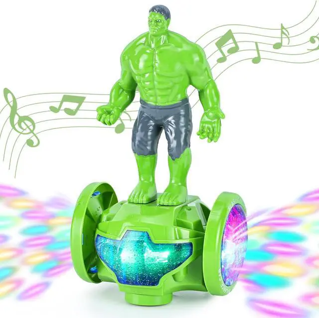 Main image of Robot Toys for Boys Girls 4-6 Years Old,Kids Toys Car with Music and Lights,Interactive Electric Toy Bump and Go Cars for Toddlers 3-5,Birthday for 2 3 4 5 6 Year Old Kids (Green)