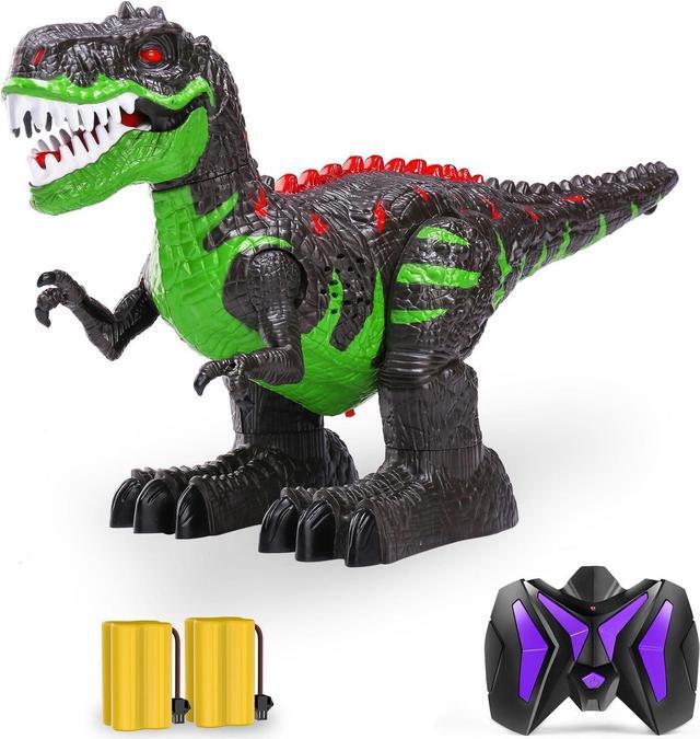 Main image of TEMI Remote Control Dinosaur Toys for Boys 3 4 5 6 7 8 Years, Electric Stunt RC Walking T-rex Toy with Light and Sounds, Rechargeable Battery, 360° Rotating, Birthday Gift for Kids