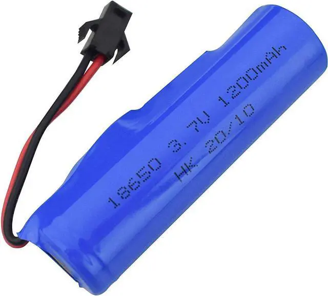Alt view image 2 of 5 - 3PCS 3.7V 1200mAh Lithium Battery with 3PCS USB SM Charger for DE45 DE42 Remote Control Car 1:14 Off-Road Vehicle Four-Wheel Drive High-Speed Climbing Drift Racing Vehicle