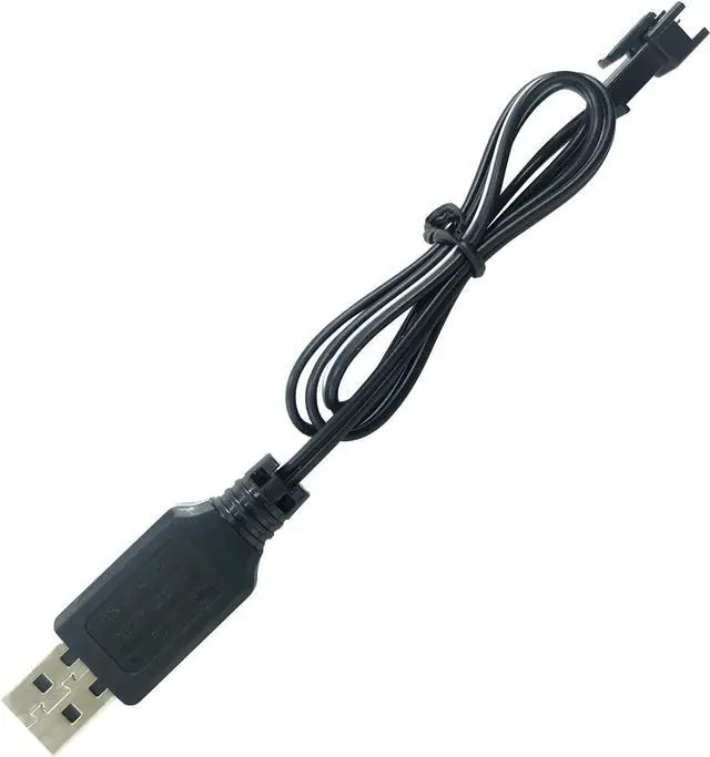 Alt view image 5 of 5 - 3PCS 3.7V 1200mAh Lithium Battery with 3PCS USB SM Charger for DE45 DE42 Remote Control Car 1:14 Off-Road Vehicle Four-Wheel Drive High-Speed Climbing Drift Racing Vehicle