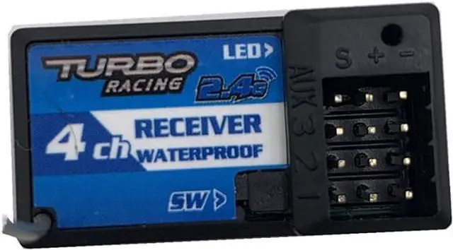 Alt view image 4 of 5 - 4CH Receiver Independent Remote Control RX41 Receiver for Turbo Racing Transmitter VT System Parts & Accessories