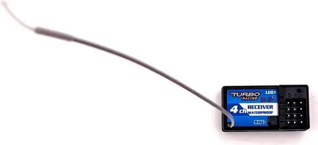 Alt view image 5 of 5 - 4CH Receiver Independent Remote Control RX41 Receiver for Turbo Racing Transmitter VT System Parts & Accessories