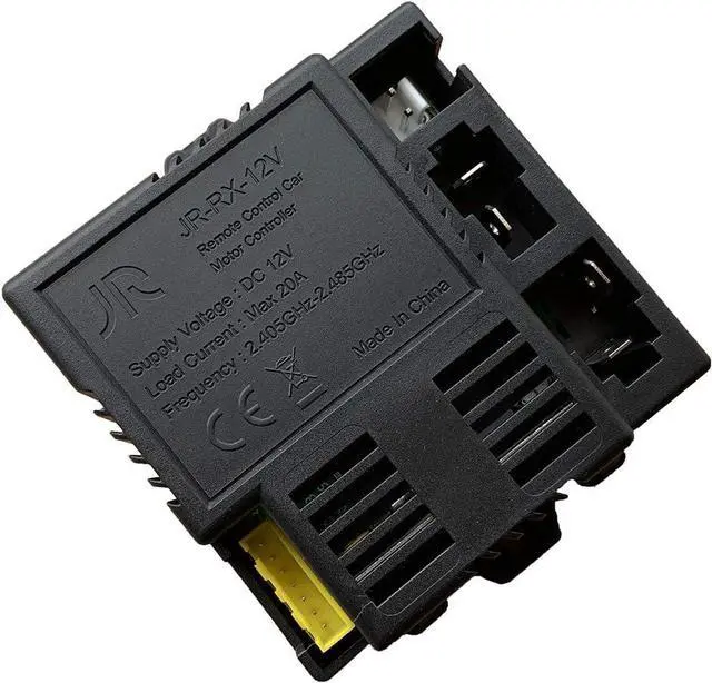 Alt view image 2 of 7 - Yellow Four-Sided Socket JR-RX-12V Kids Powered Ride on car 2.4G Bluetooth Remote Control and Receiver Kit Controller Control Box Accessories for Children Electric Ride On Car Replacement Parts