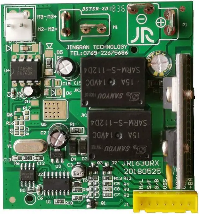 Alt view image 4 of 7 - Yellow Four-Sided Socket JR-RX-12V Kids Powered Ride on car 2.4G Bluetooth Remote Control and Receiver Kit Controller Control Box Accessories for Children Electric Ride On Car Replacement Parts