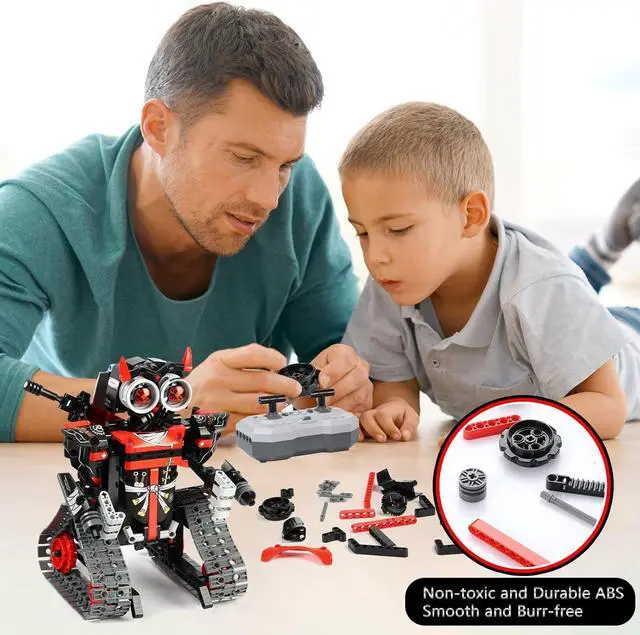 Alt view image 2 of 7 - BEMITON Robot Building Toys STEM Projects for Kids Ages 6-10 8-12 and up, 3 in 1 Remote Control Car Coding Set, Educational Robotics Science Kit, Birthday for Teen Boys Girls