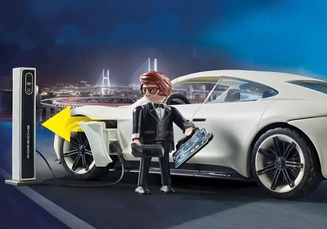 Alt view image 4 of 6 - Playmobil The Movie Rex Dasher's Porsche Mission E