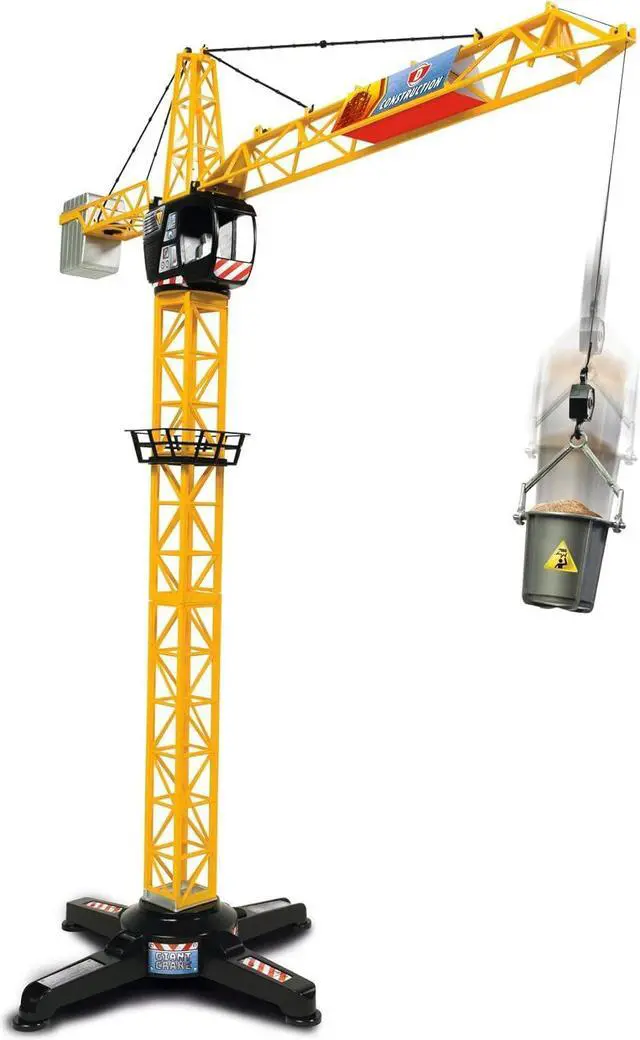 Alt view image 2 of 6 - Dickie Toys 40" Giant Crane Playset , Yellow