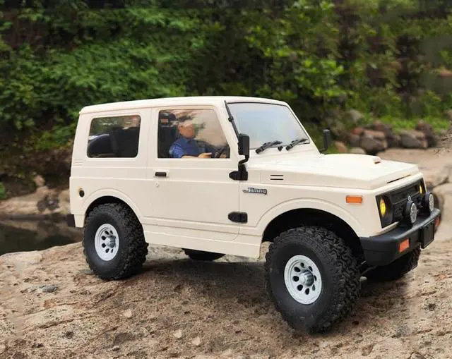 Alt view image 7 of 7 - WPL C74 RC Truck 1/10 RC Crawler Off Road Truck 4x4 RC Rock Crawler RTR with Proportional Steering 370 Motor, Counter Rotating Gearbox, Leaf Spring Chassis Hobby Grade Toy