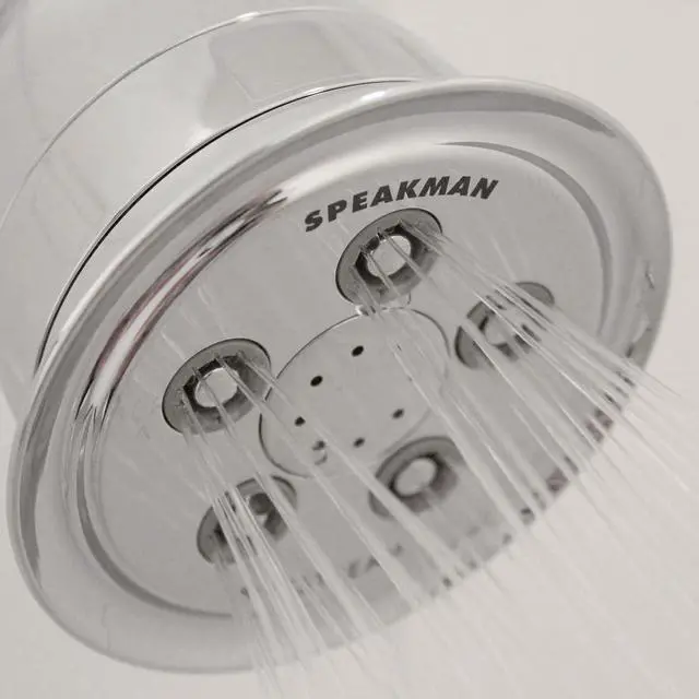 Alt view image 5 of 7 - Speakman S-2005-HBF Hotel Pure Luxury Filtered Shower Head with Massage Setting, 2.5 GPM, Polished Chrome