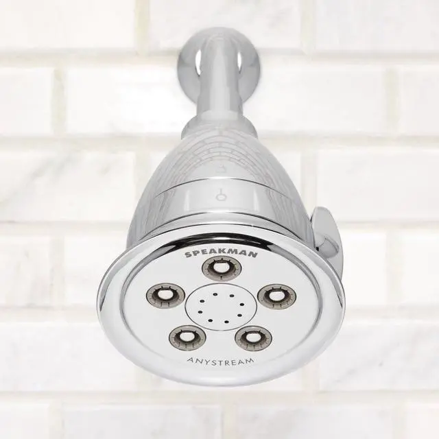 Alt view image 3 of 7 - Speakman S-2005-HBF Hotel Pure Luxury Filtered Shower Head with Massage Setting, 2.5 GPM, Polished Chrome