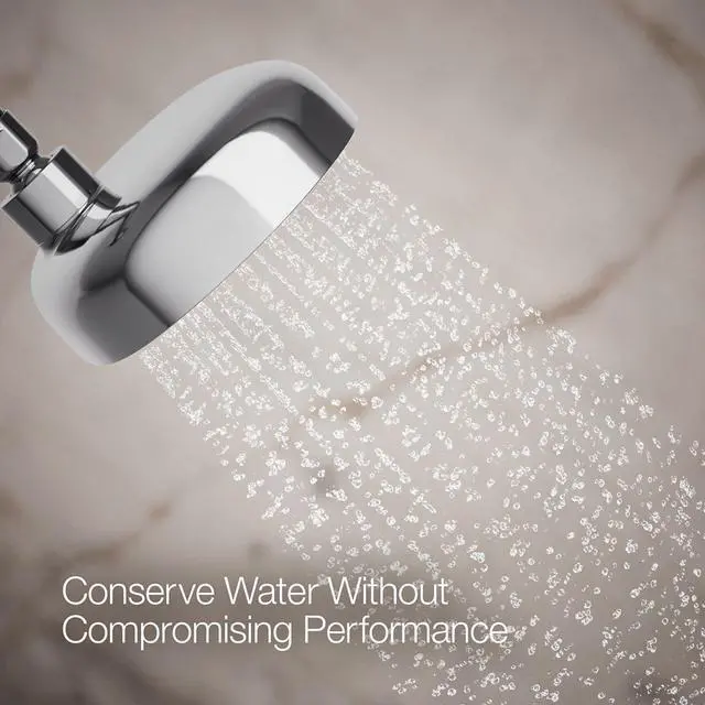 Alt view image 5 of 7 - KOHLER 26290-CP Statement Three-Function SHOWERHEAD, Maximum Spray Performance with Mode Selector Buttons, Polished Chrome, 2.5 GPM