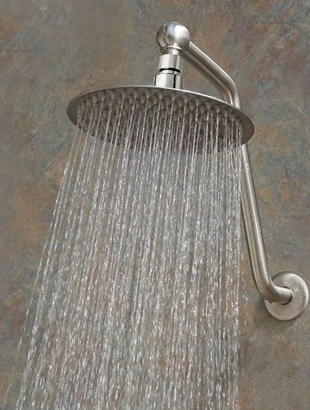 Alt view image 2 of 6 - NearMoon Rain Shower Head, Ultra-Thin Design-Pressure Boosting, Awesome Some Experience, High Flow Stainless Steel Rainfall Head (8 Inch,Chrome Finish)